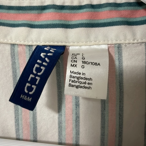 Striped button up - Picture 2 of 2